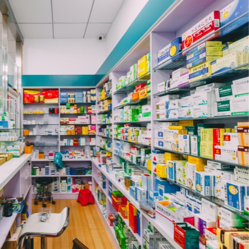 A pet pharmacy store